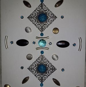 Beaded homemade jewelry art